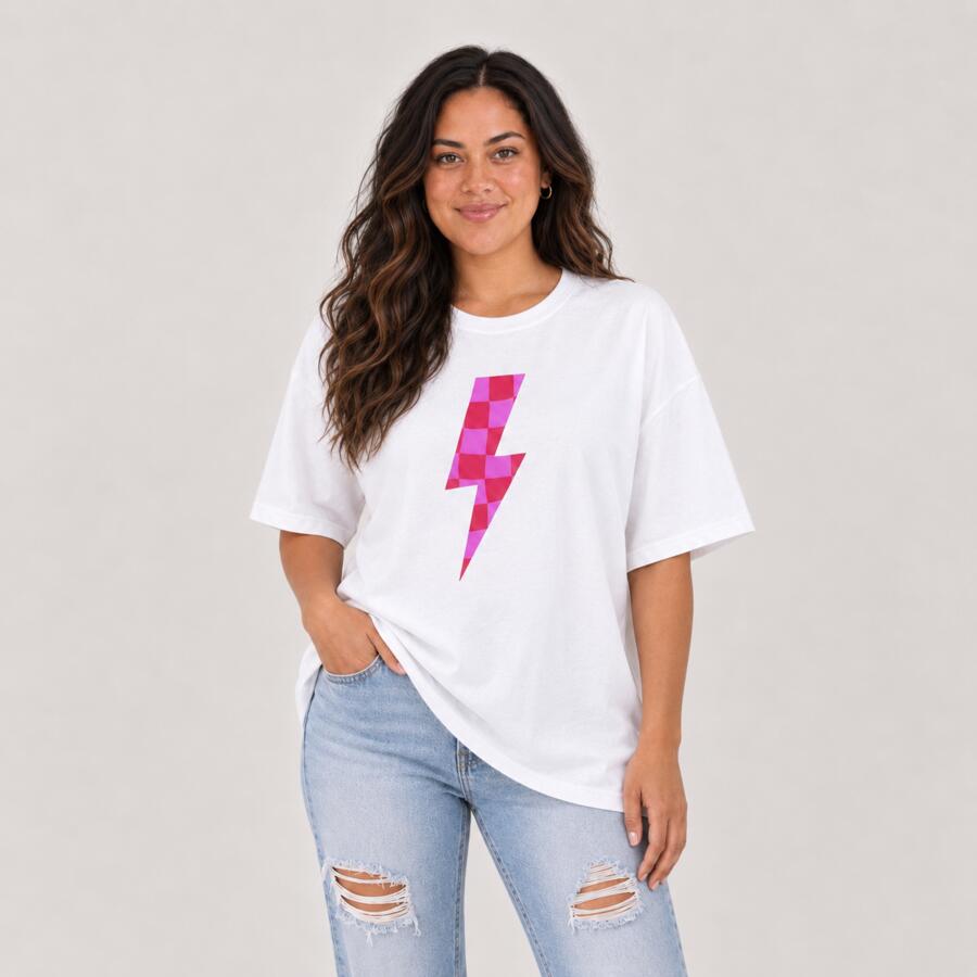 Pink Voltage • Oversized Tee Thumbnail