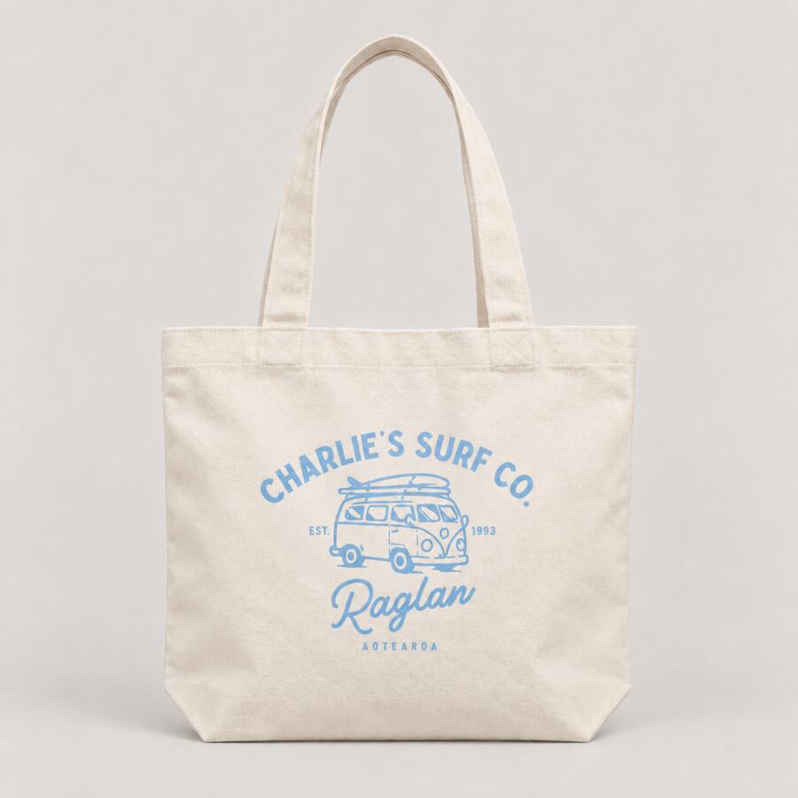 Charlie’s Surf Co. • Tote Bag Thumbnail
