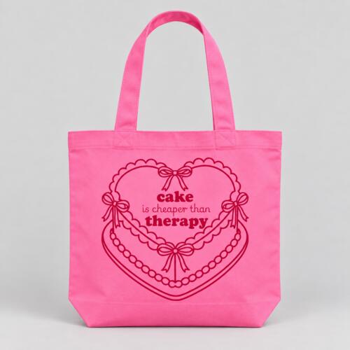 Cake is Cheaper Than Therapy • Tote Bag Thumbnail