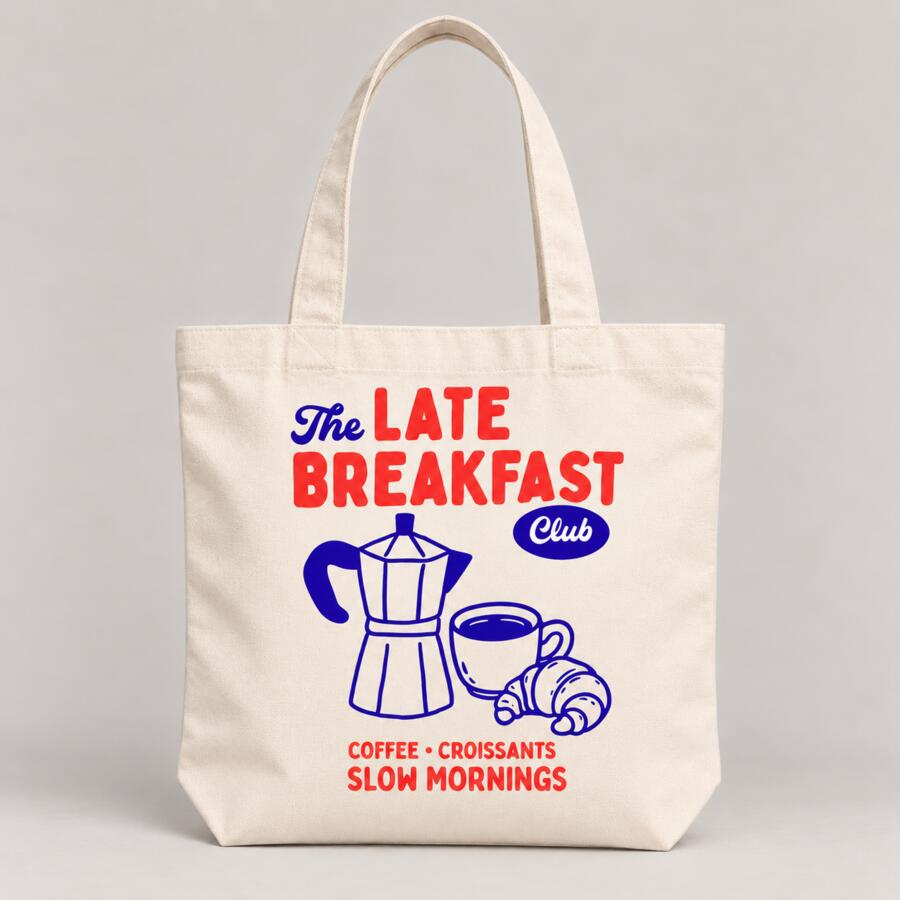 The Late Breakfast Club • Tote Bag Thumbnail